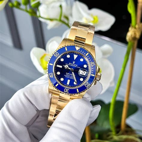 blue and gold submariner rolex nickname|2023 Rolex Submariner blue dial.